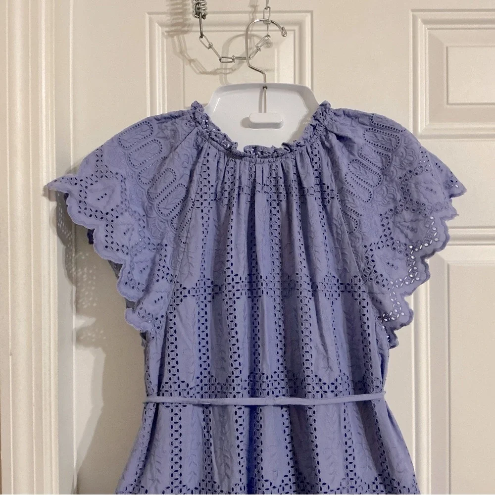 Cleobella Mallory Periwinkle Ankle Dress Size M - Picture 9 of 12